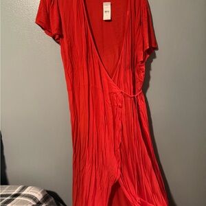 LOFT Vibrant Orange Dress